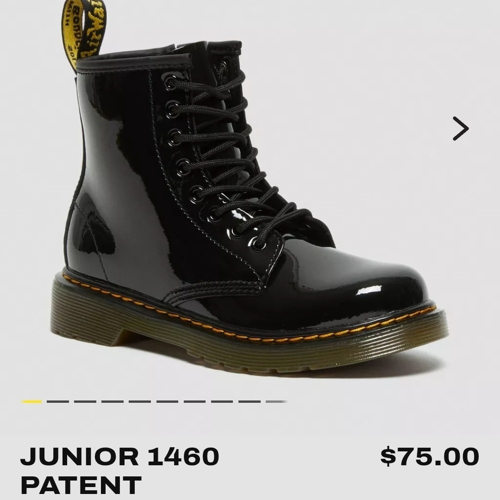 Dr. Martens 1460 Patent Black Boots